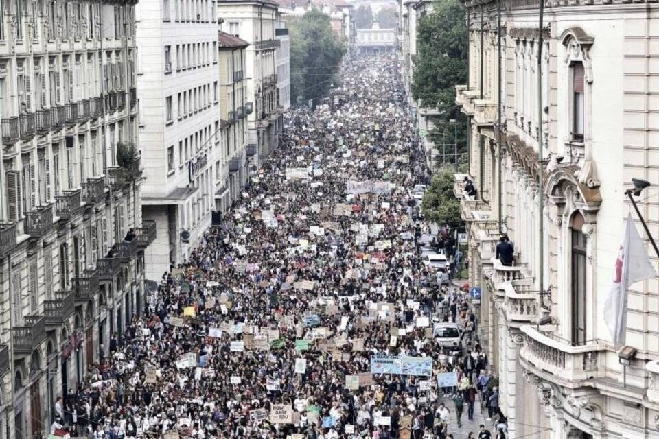 Klimastreik in Turin Klimastreik in Turin