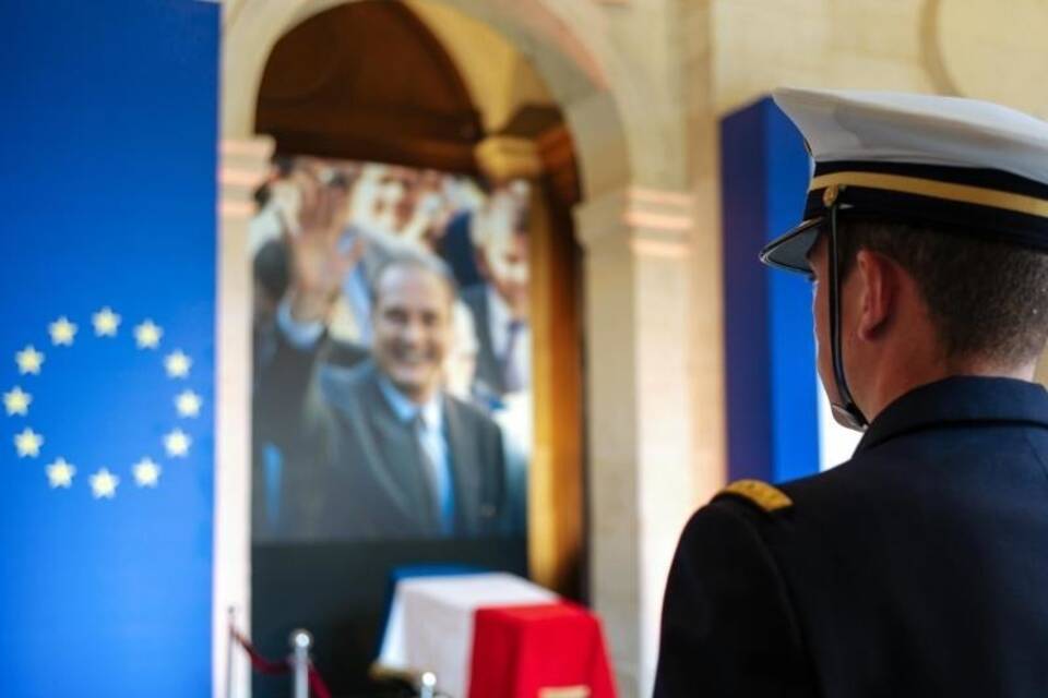 Trauerfeier für Frankreichs ehemaligen Präsidenten Chirac Trauerfeier für Frankreichs ehemaligen Präsidenten Chirac