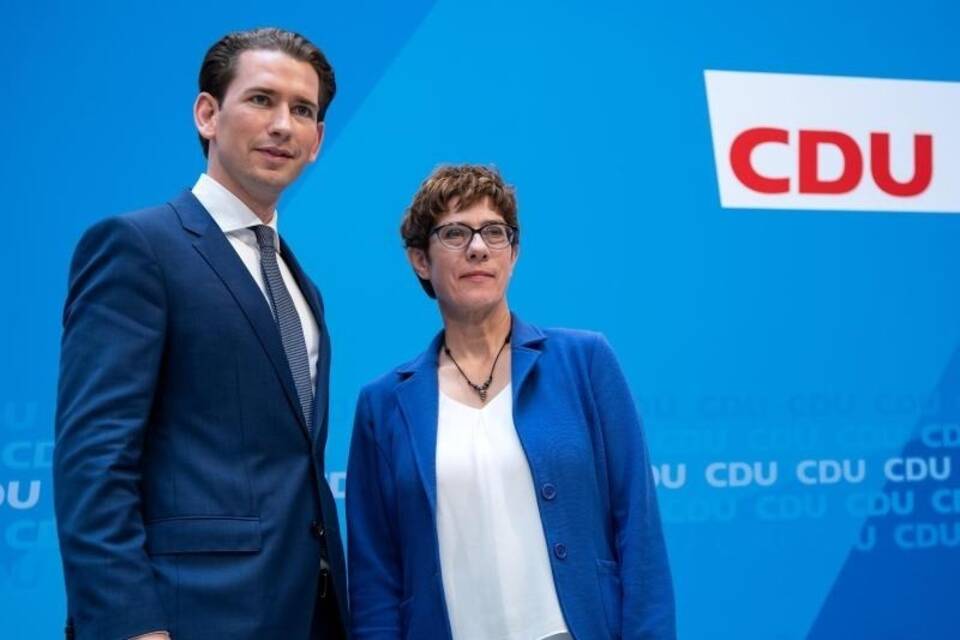 Kramp-Karrenbauer und Kurz Kramp-Karrenbauer und Kurz