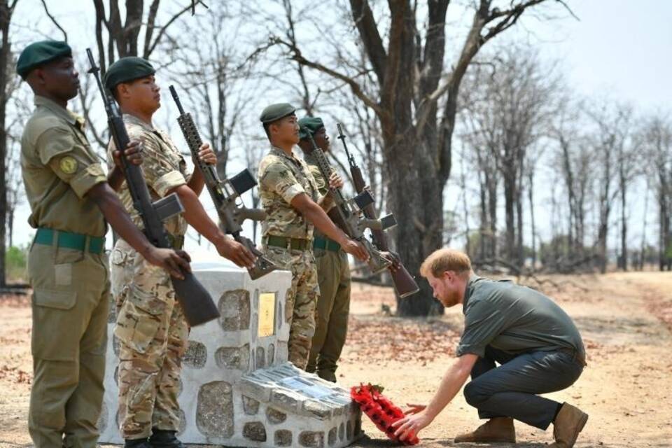 Prinz Harry in Malawi