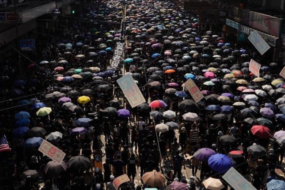 Proteste in Hongkong Proteste in Hongkong