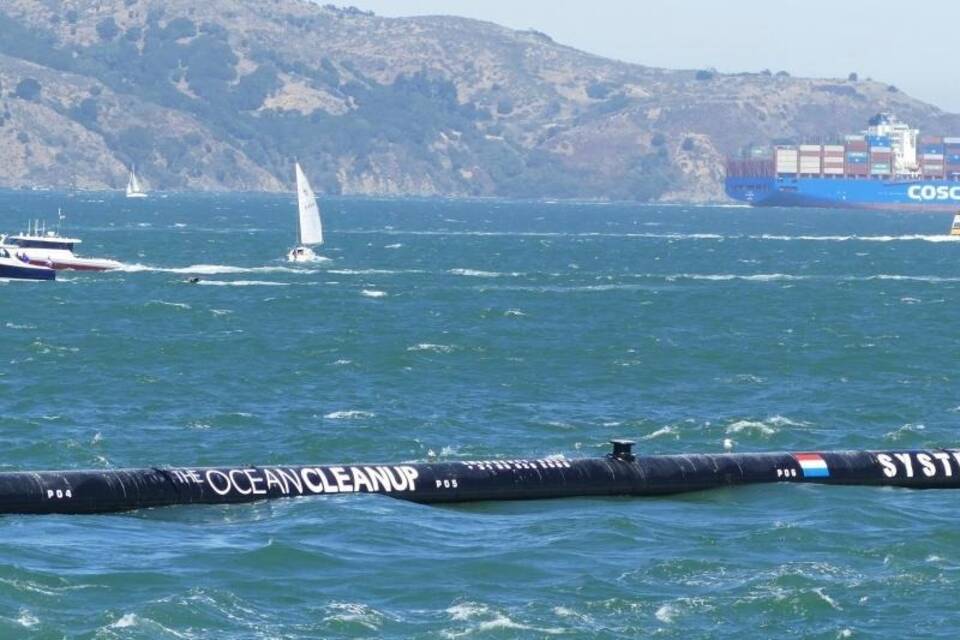 Plastikmüll-Fänger «Ocean-Cleanup»