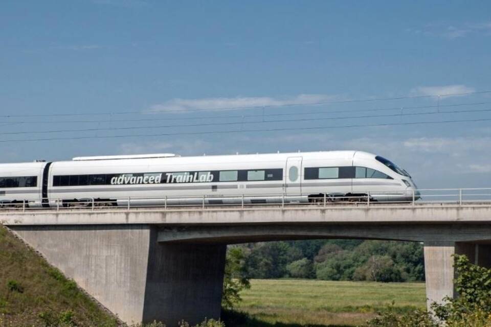 Testzug der Bahn