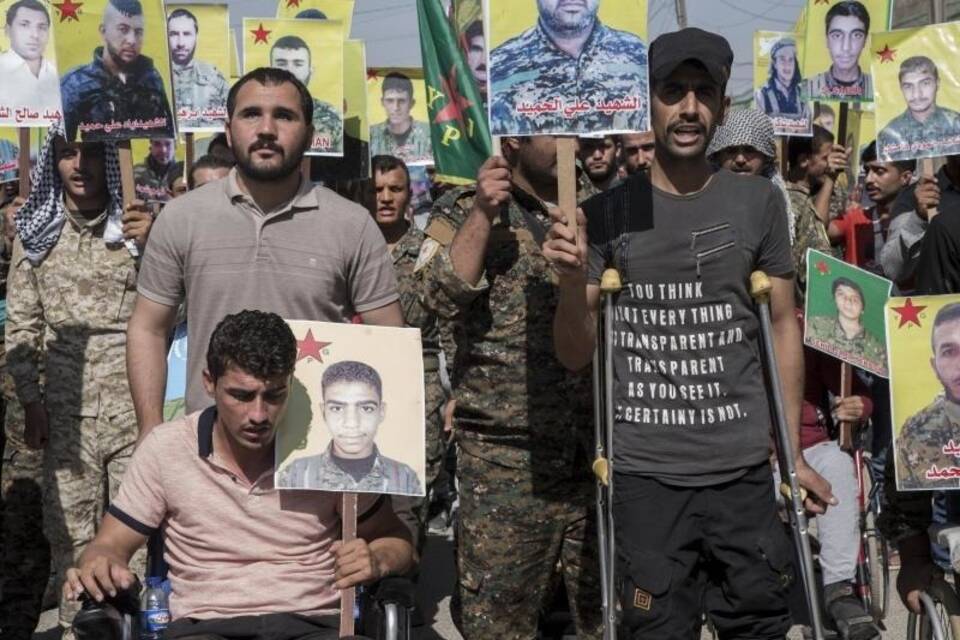 Kurdische Kämpfer Kurdische Kämpfer