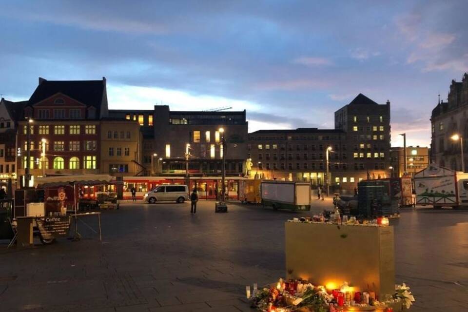 Trauer am Marktplatz