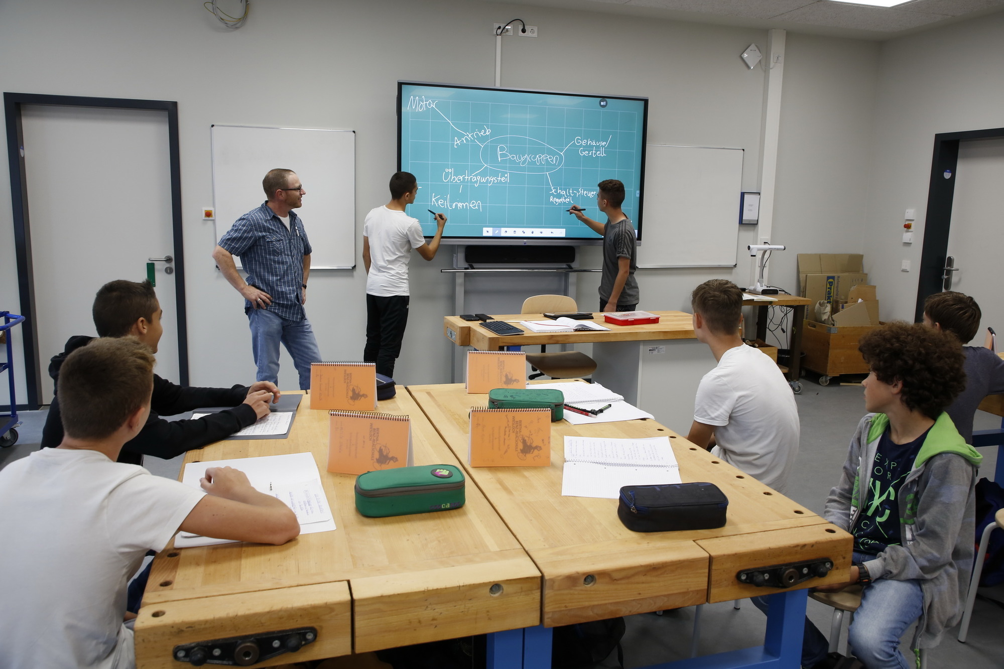 Wiesloch Touchscreen Statt Tafel In Den Schulen Wiesloch Rnz