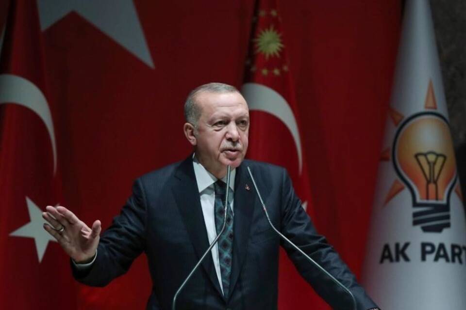 Erdogan spricht in Ankara Erdogan spricht in Ankara
