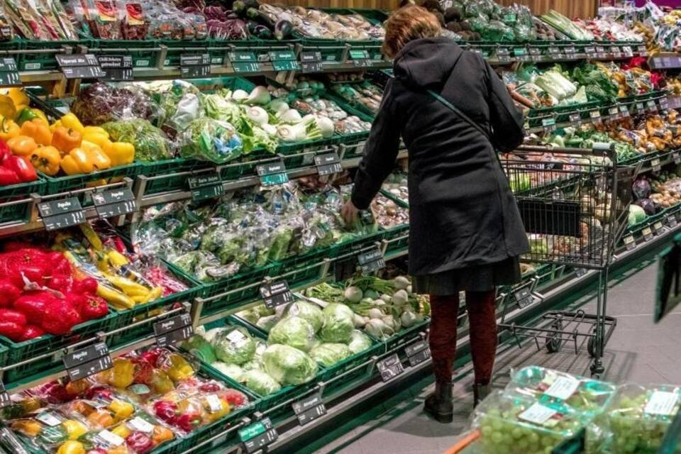 Lebensmittel im Supermarkt