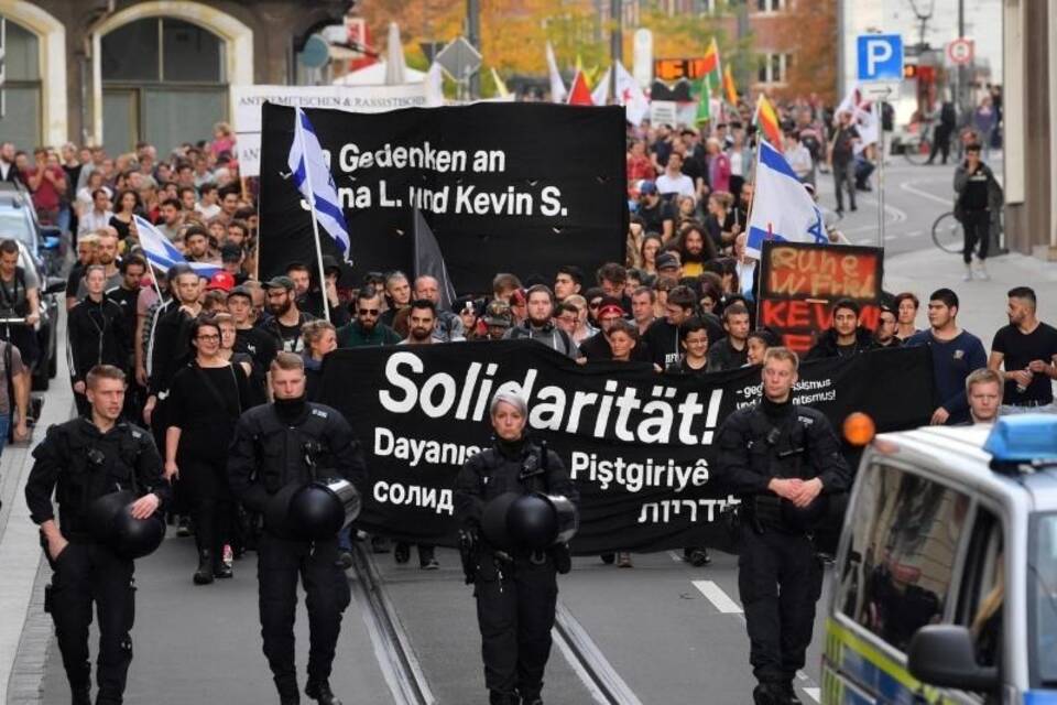 Gedenken in Halle Gedenken in Halle