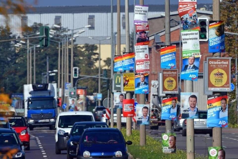 Wahlkampf in Thüringen