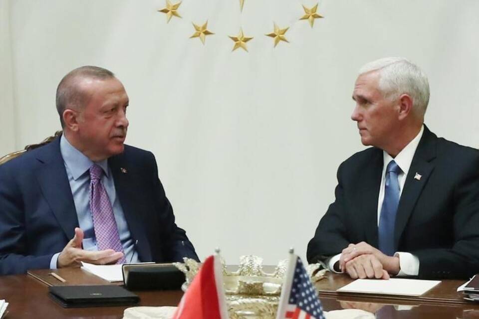 Erdogan und Pence Erdogan und Pence