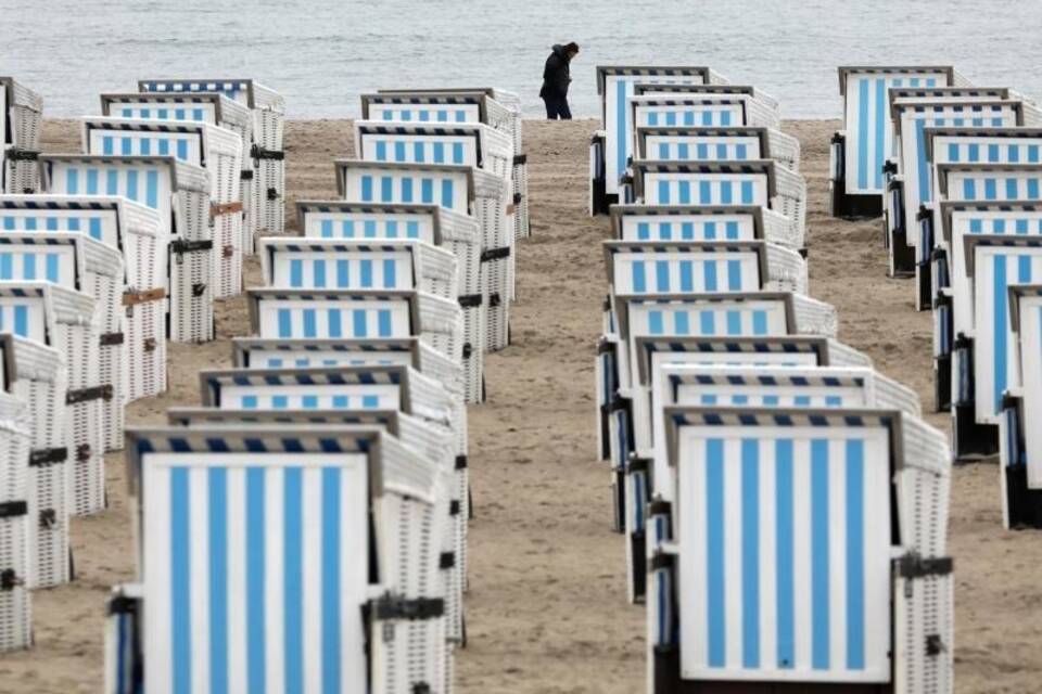 Regenwetter an der Ostsee