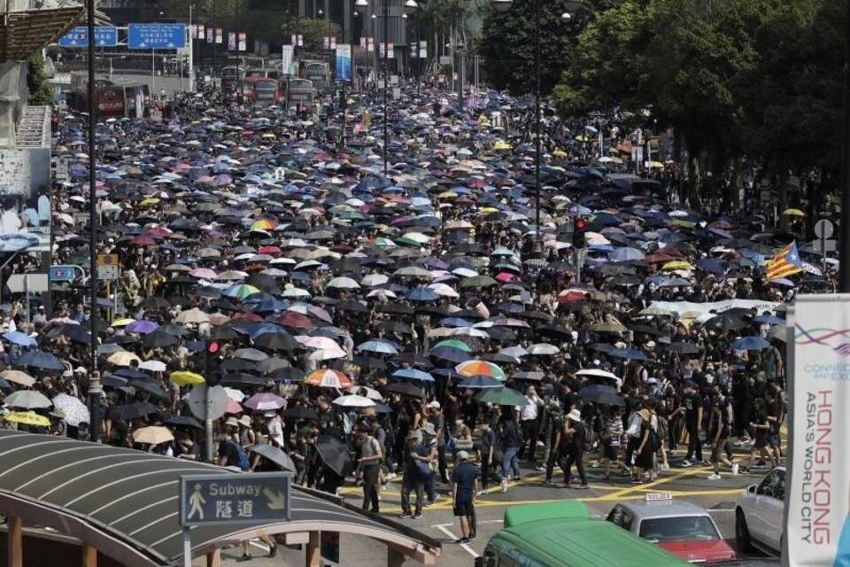 Proteste in Hongkong Proteste in Hongkong