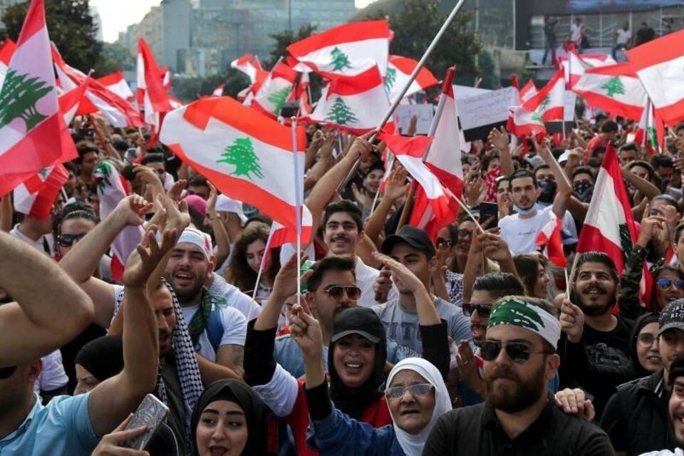 Proteste in Beirut Proteste in Beirut