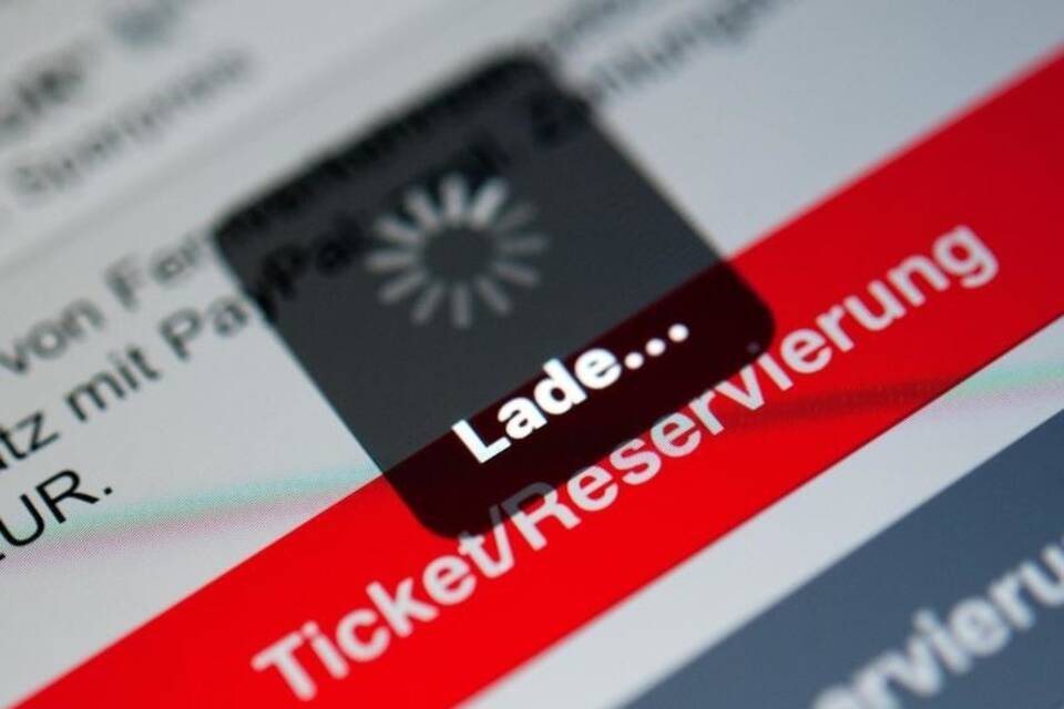 Online-Ticket der Bahn