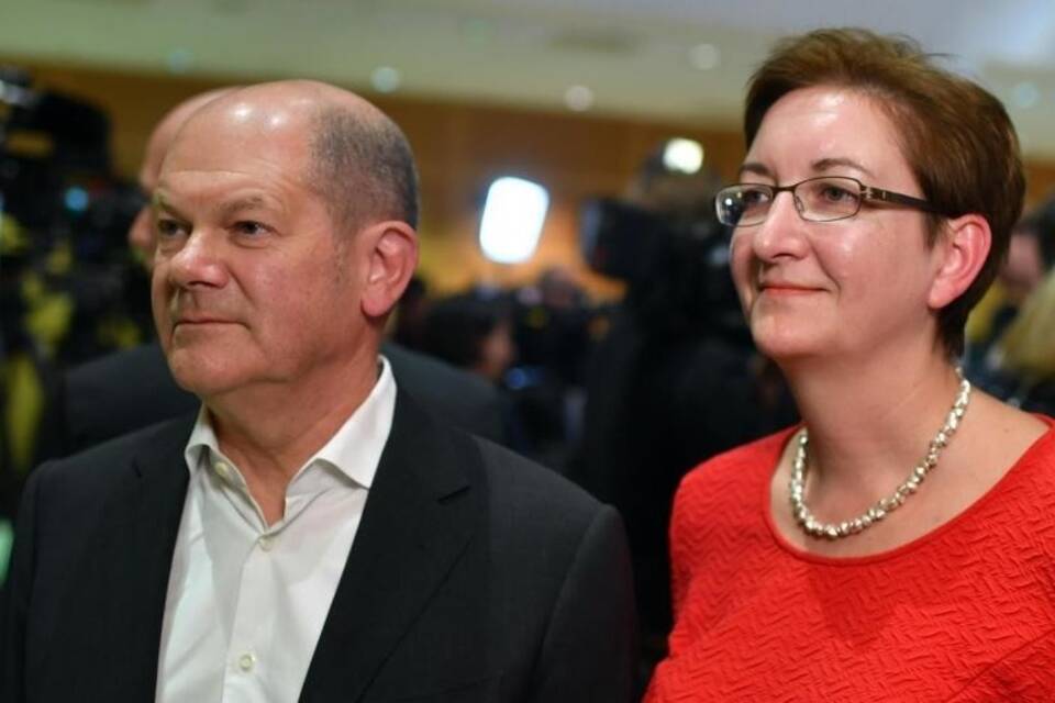 Olaf Scholz und Klara Geywitz