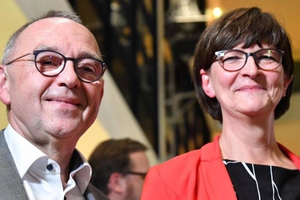 Norbert Walter-Borjans und Saskia Esken Norbert Walter-Borjans und Saskia Esken