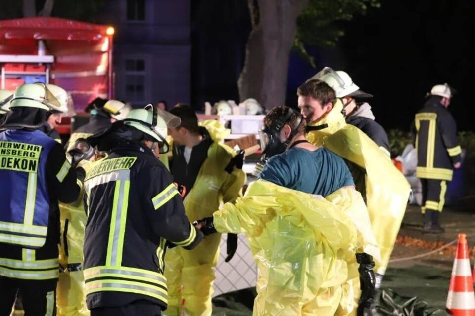 Großeinsatz wegen unbekannter Substanz Großeinsatz wegen unbekannter Substanz
