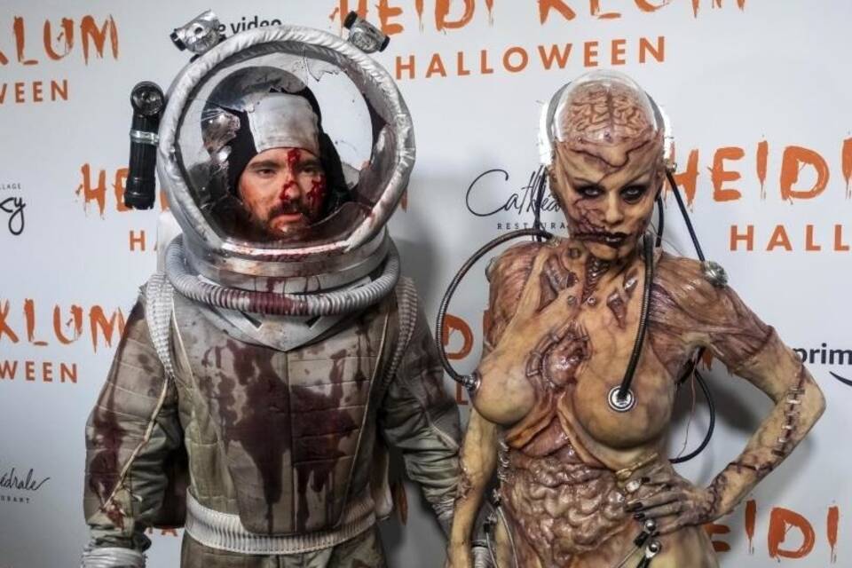Halloween: Klum als Zombie Halloween: Klum als Zombie