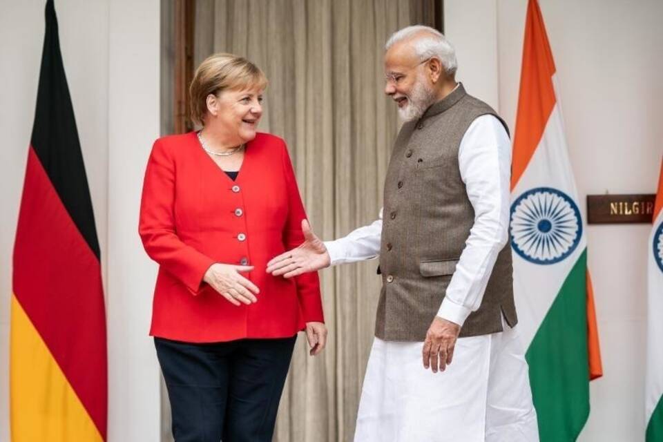 Kanzlerin Merkel in Indien Kanzlerin Merkel in Indien