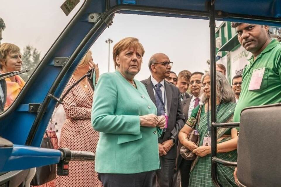 Merkel in Indien