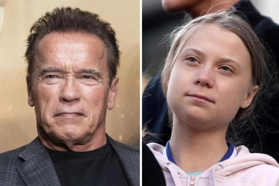 Arnold Schwarzenegger und Greta Thunberg