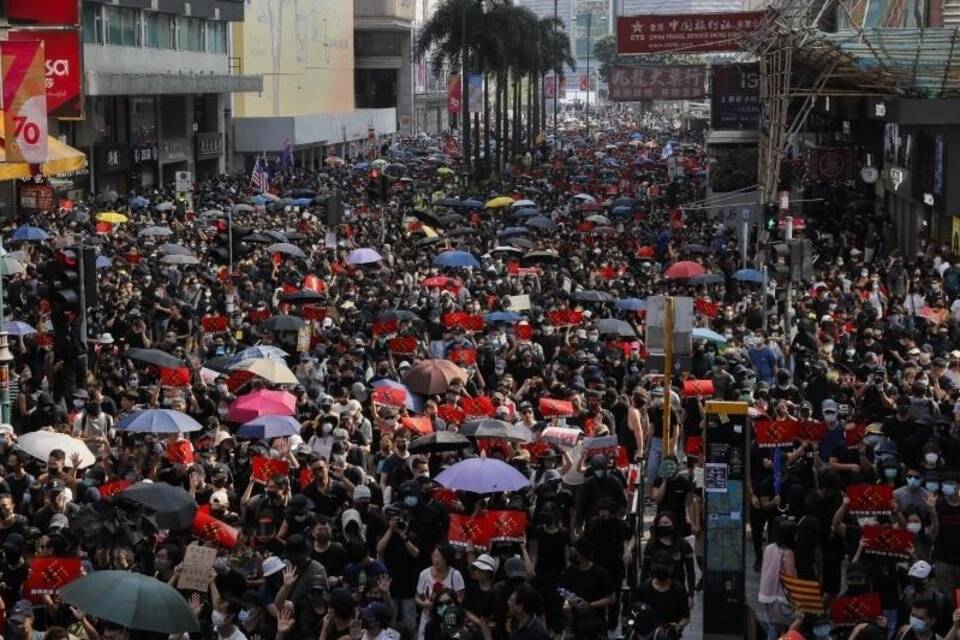 Proteste in Hongkong Proteste in Hongkong