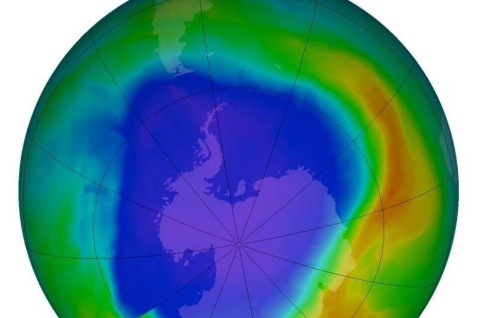 Ozonloch über der Antarktis