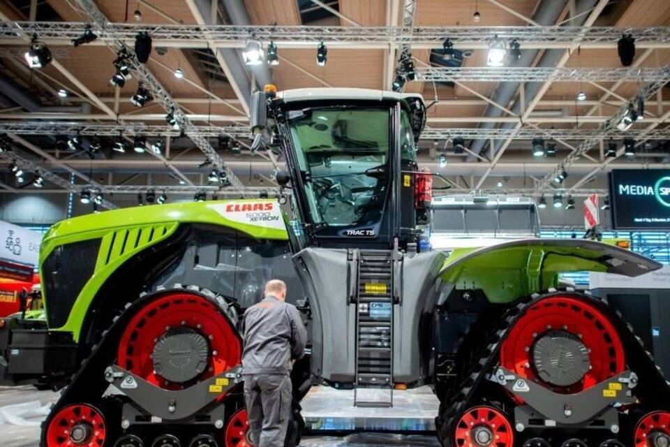 Messe Agritechnica - Aufbau