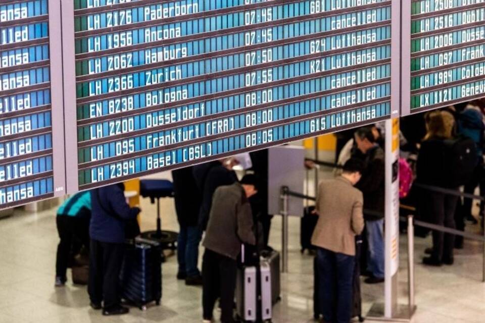 Flugbegleiter-Streik bei Lufthansa