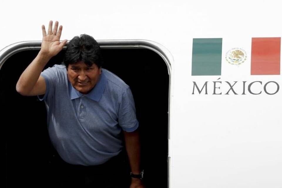 Morales im mexikanischen Exil Morales im mexikanischen Exil