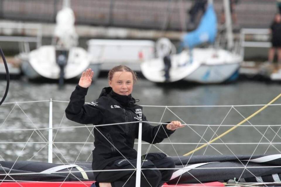 Greta Thunberg segelt zu Weltklimakonferenz Greta Thunberg segelt zu Weltklimakonferenz