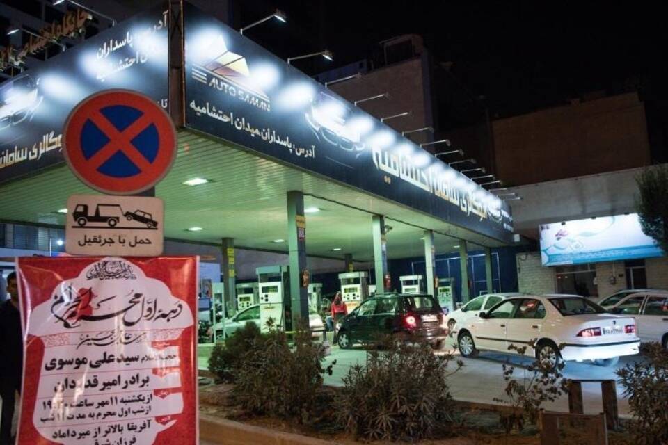 Tankstelle in Teheran