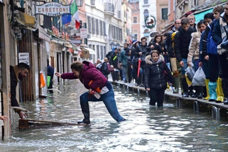 Überschwemmung in Venedig Überschwemmung in Venedig
