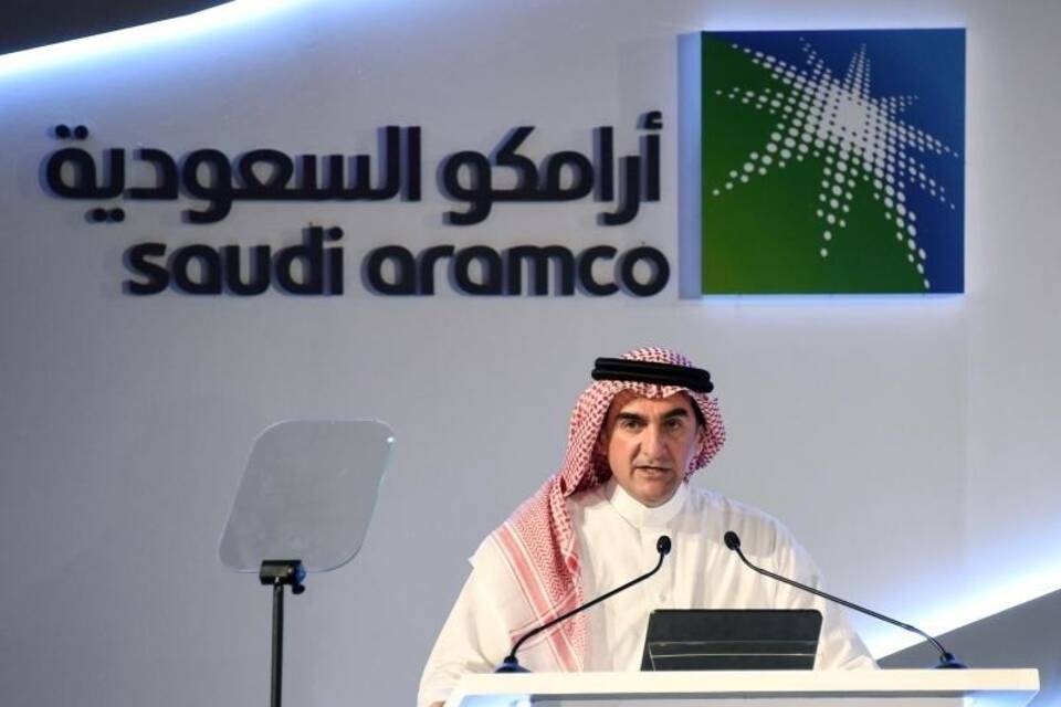 Aramco-Pressekonferenz