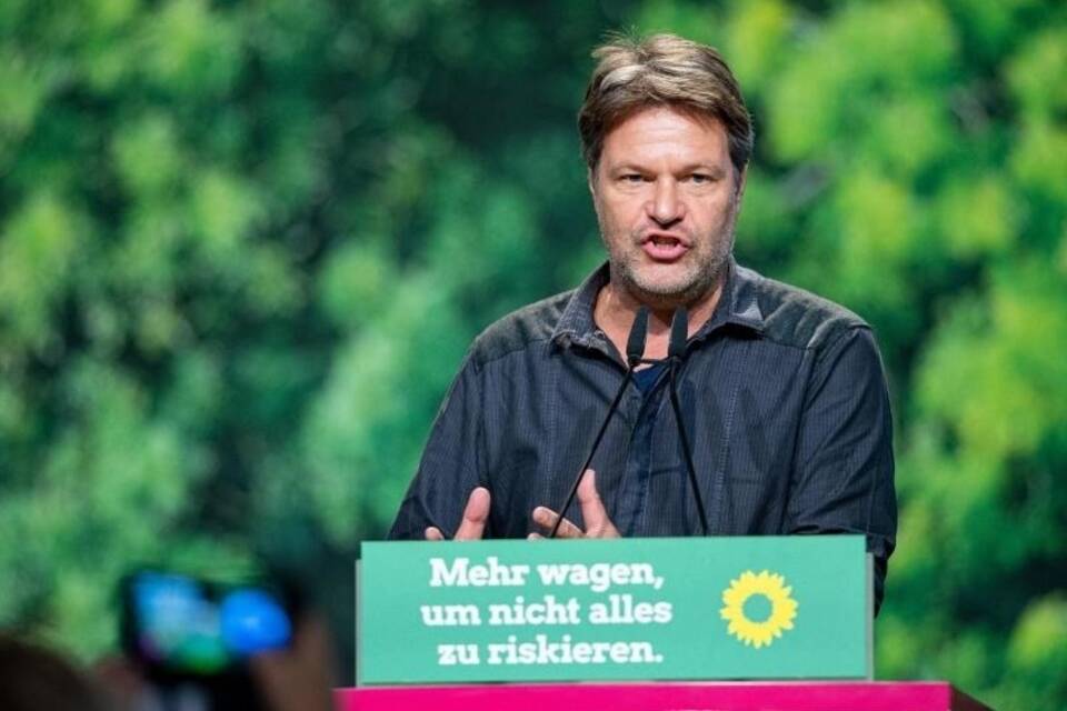 Habeck beim Grünen-Parteitag