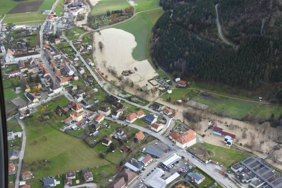 Unwetter in Österreich