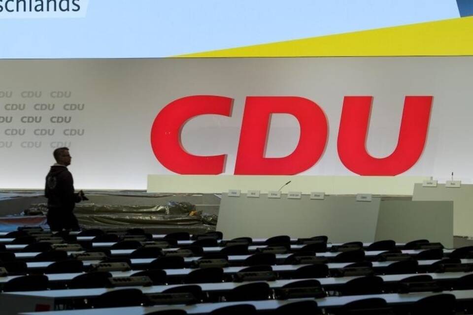 Vor CDU-Bundesparteitag Vor CDU-Bundesparteitag