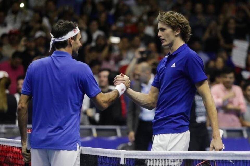 Federer und Zverev Federer und Zverev