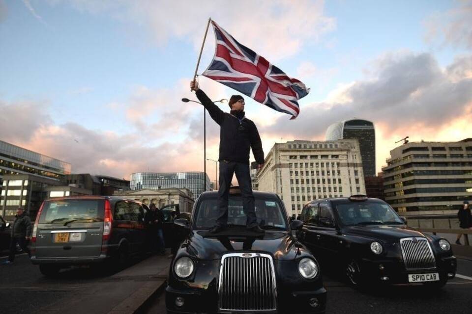 Protest gegen Uber Protest gegen Uber