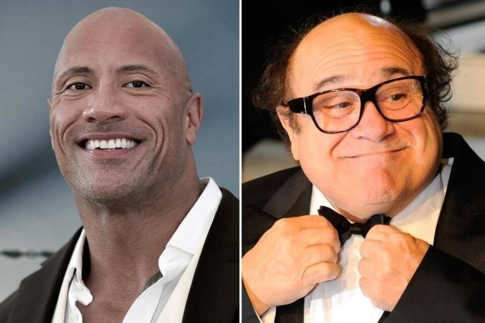 Dwayne Johnson + Danny DeVito