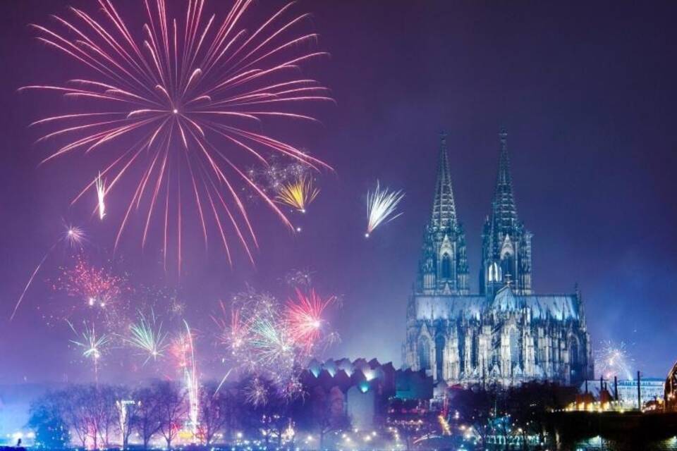 Feuerwerk in Köln Feuerwerk in Köln