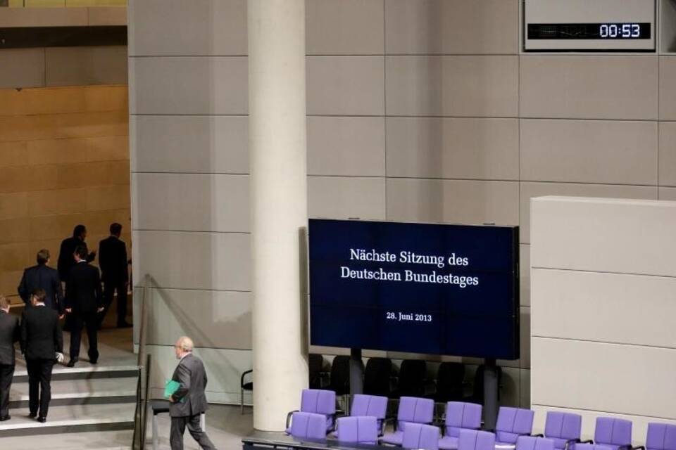 Nachtsitzung im Bundestag