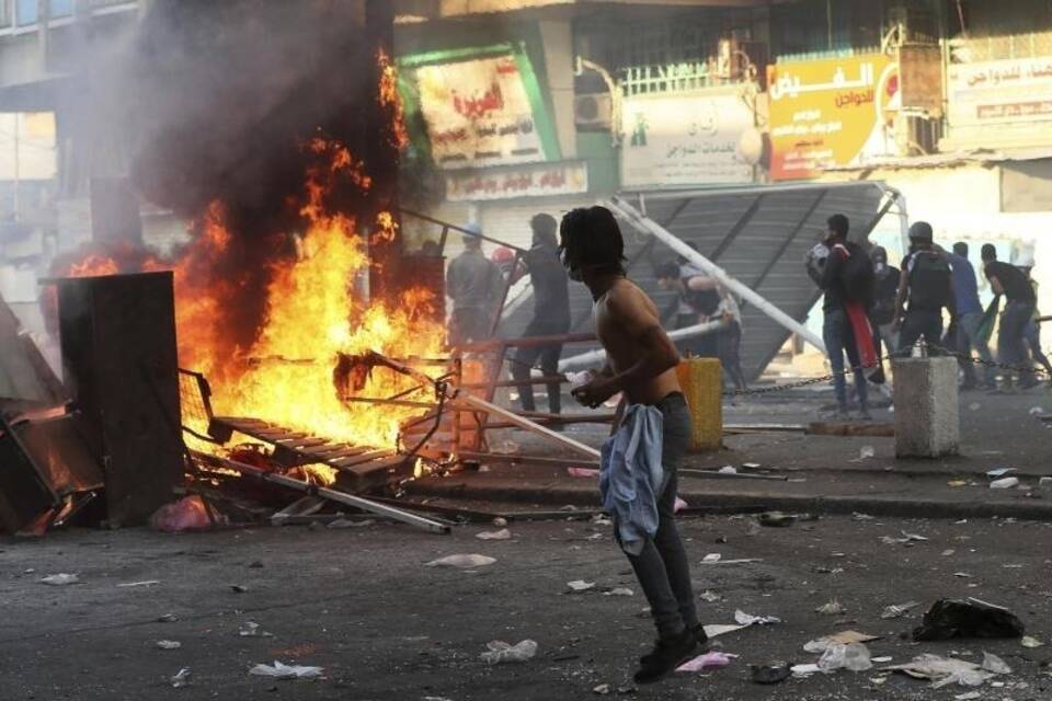 Regierungsfeindliche Demonstranten