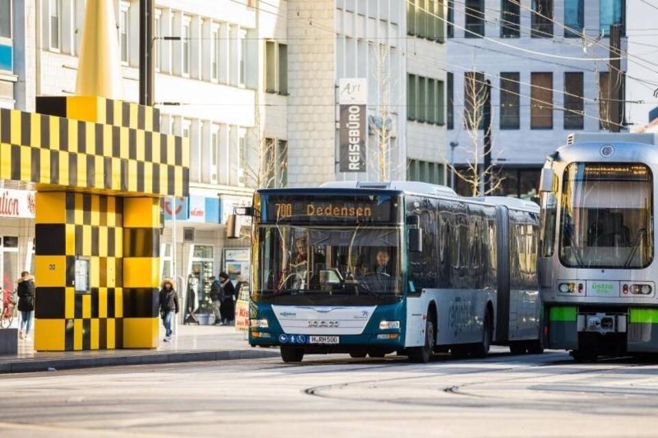 Bus und Bahn in Hannover