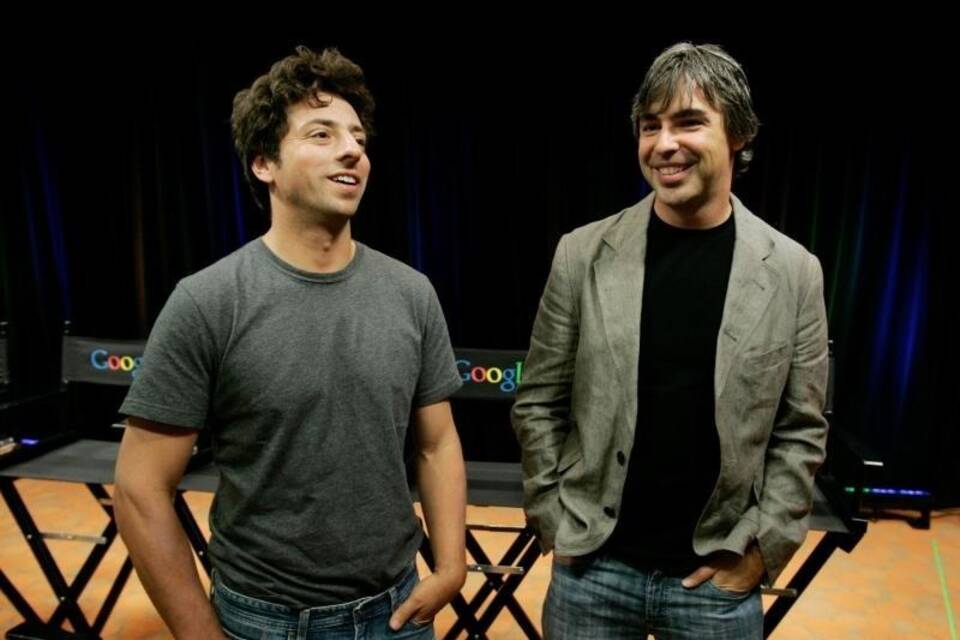 Sergey Brin und Larry Page Sergey Brin und Larry Page