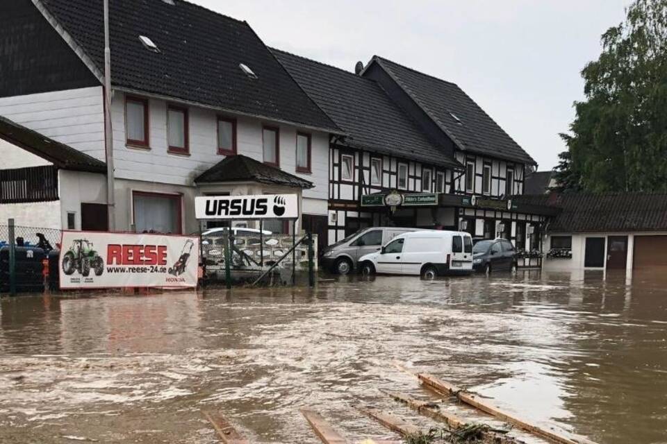 Hochwasser in Bad Gandersheim