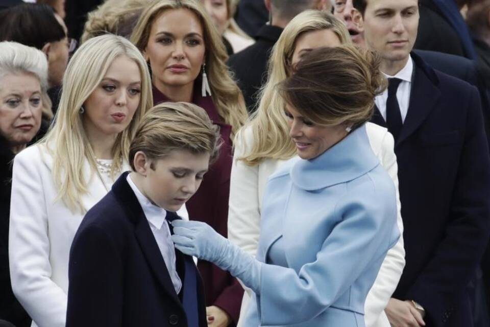 Melania Trump und Sohn Barron Melania Trump und Sohn Barron
