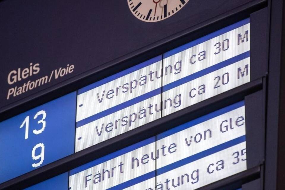 Verspätungen bei der Bahn