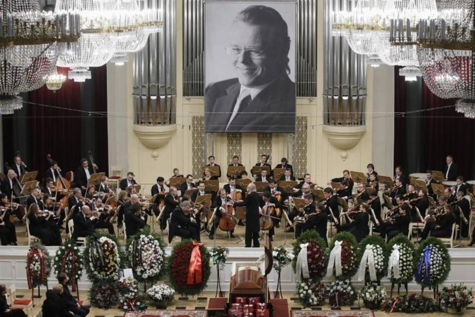 Trauerfeier für Dirigent Jansons